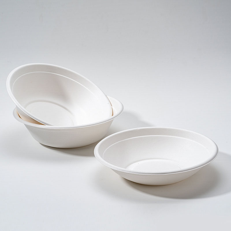 Μπολ ίσιας όψης Bagasse για Deli Salads